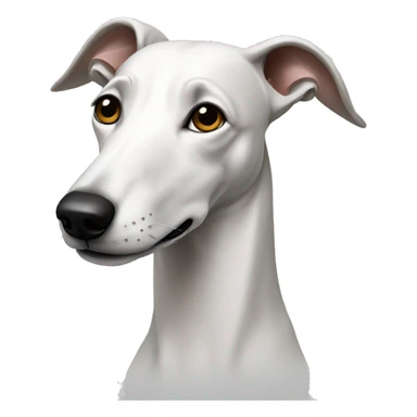 White greyhound sticker