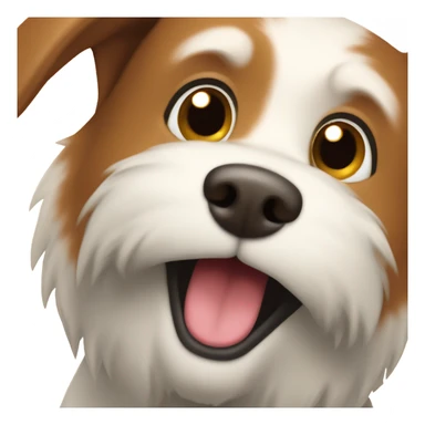 dog's tail wagging sticker