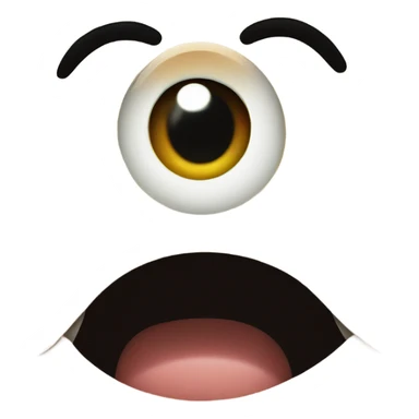 smiley face with eye twitching  sticker