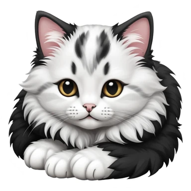 tabi cat kitten laying down sticker