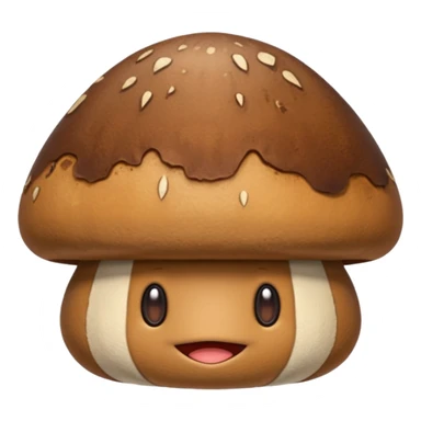 goomba mushroom brown sticker