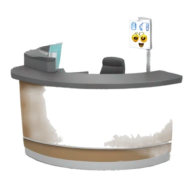 WELCOME DESK sticker