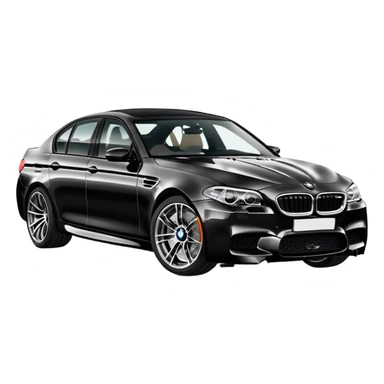 BMW M5 sports sedan car sticker