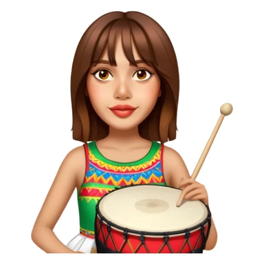 Festive Drummer sticker