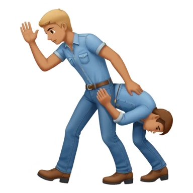 Belt spanking  sticker