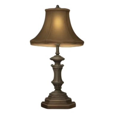 old lamp sticker