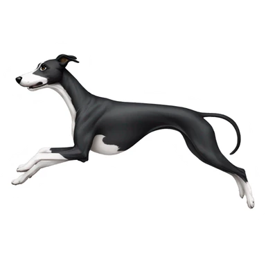 side profile Greyhound running sticker