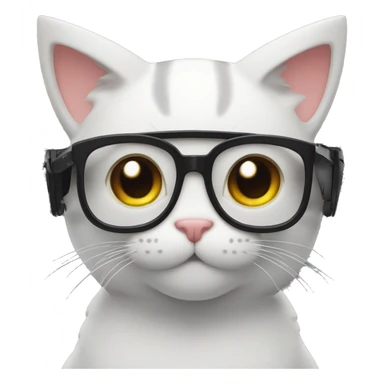 Apple Vision Pro max ultra with cat ears  sticker