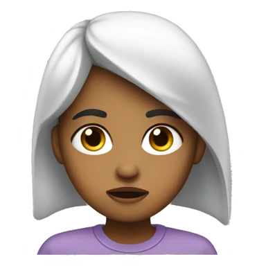 girl disappointed sticker