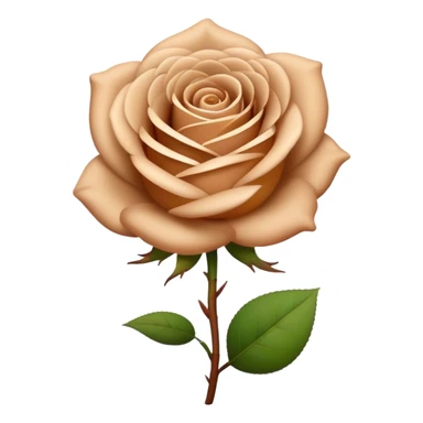 Emoji with a rose sticker
