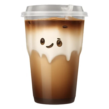 Ice coffee sticker