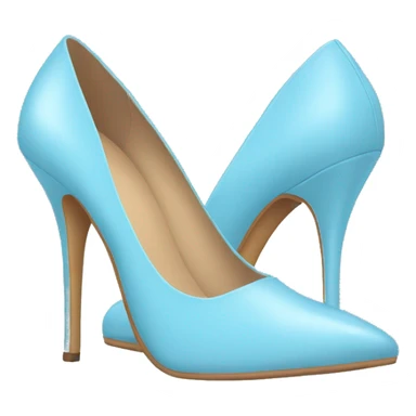 Light blue heels sticker