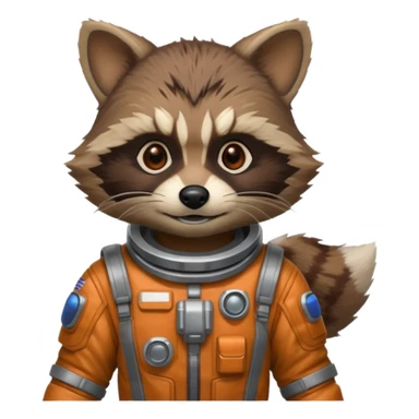 Rocket (racoon) from Guardians of the Galaxy movie sticker