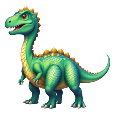 Dino mit Zauber starb  sticker