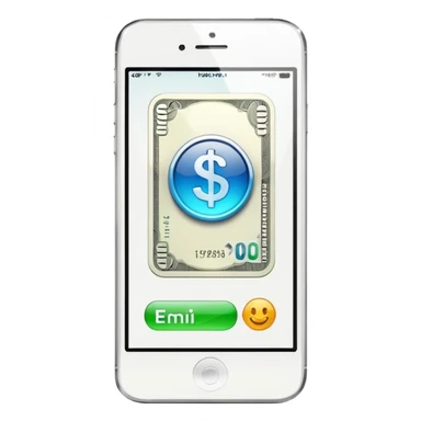 ACCEPTED PARTICIPATION METHODS — Mobile Wallet (white iphone with money app) sticker