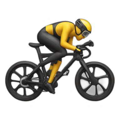 dive bike men sticker