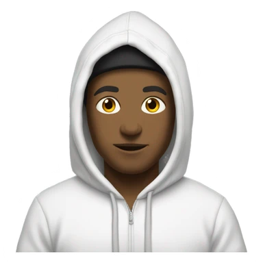 Stamford white and black with hoddie sticker