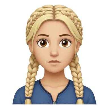 Black Annabeth Chase her head full of braids sticker
