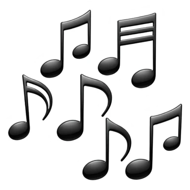 notas musicales sticker