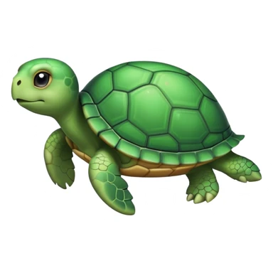 blended turtle sticker