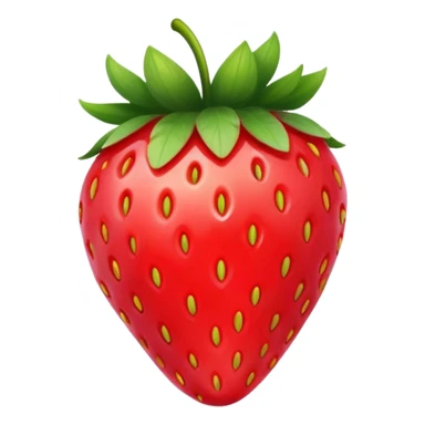 Happy strawberry sticker