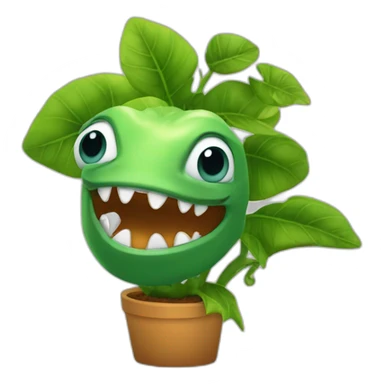 plante Piranha qui chante sticker