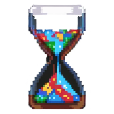 hourglass shaped like shoes sticker
