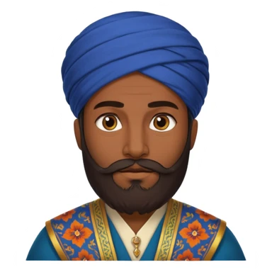 Persian man sticker