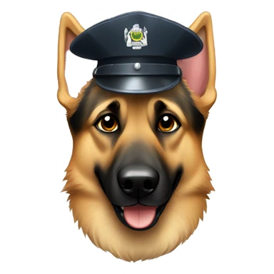 German shepherd k9 uniform  sticker