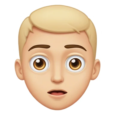 guy with eyes popping out like in a cartoon in love  sticker