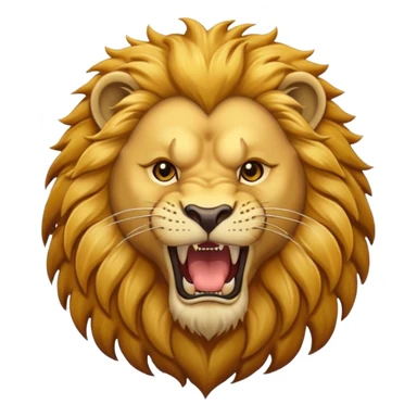 Roaring lion sticker