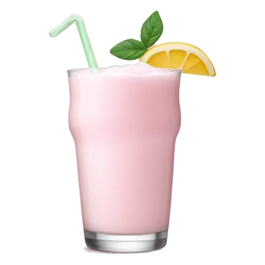 Light pink milk cocktail  sticker