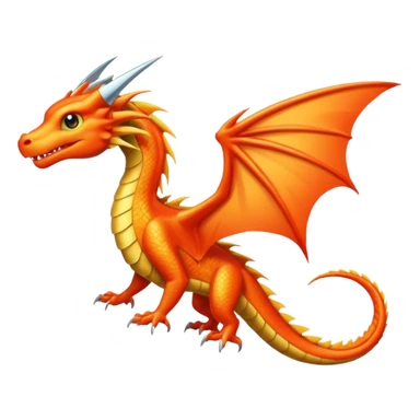 Fourth wing swordtail dragon  sticker