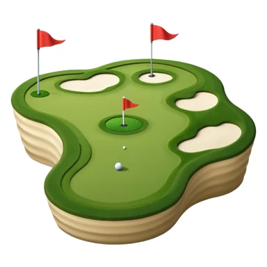 golf course  sticker