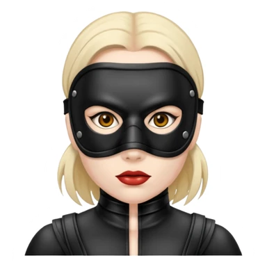 bdsm slave leather fullhead mask  sticker