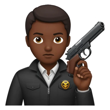 create an emoji that indicates an shooter game sticker