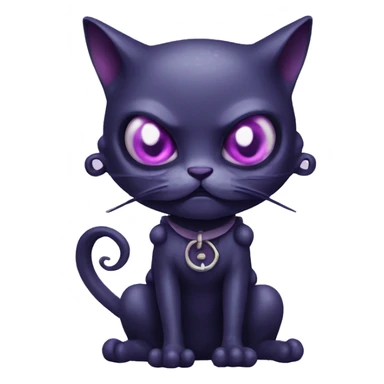 villain octo cat sticker