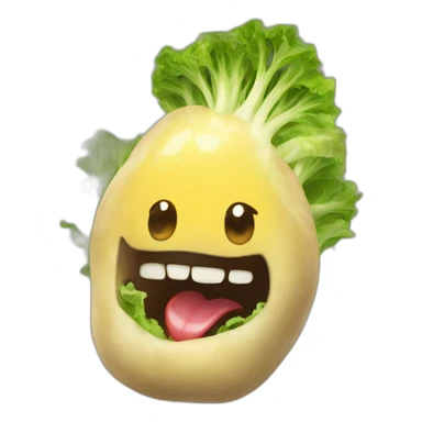 poopies monster salad sayen spark sticker