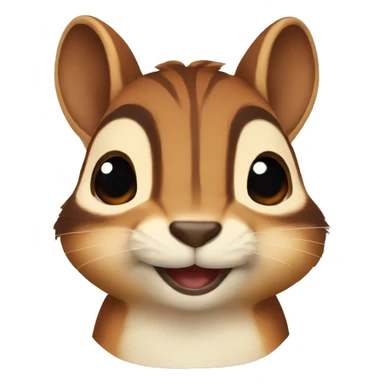 Chipmunk ears sticker