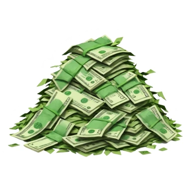 The money that has been wasted sticker