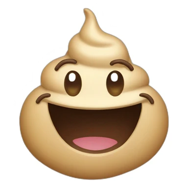 Happy poop sticker