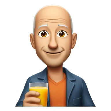 Jeff bezos drink juice sticker
