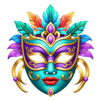 Festival Mask sticker