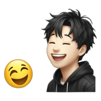 Jungkook laughing sticker