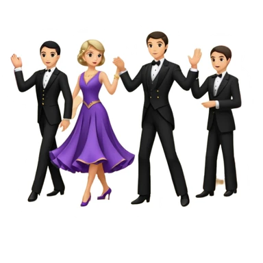 Esibizione di danze standard in palazzetto dello sport con i giudici che danno preferenza con voto sticker