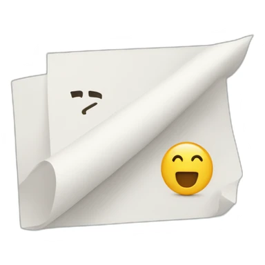 two pieces of paper, one next to each other, in one of them it says "1", in the other, "2". sticker