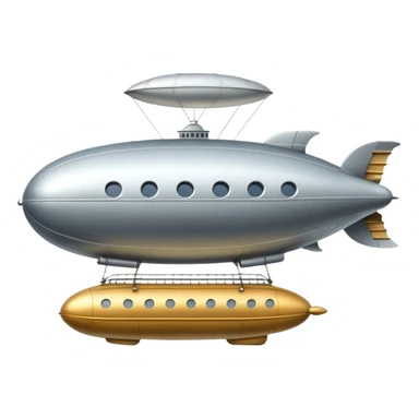 flying zeppelin  sticker