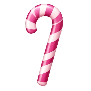 pink candy cane sticker