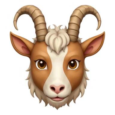 half human half goat creature sticker
