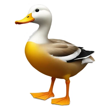 duck doing a like sticker